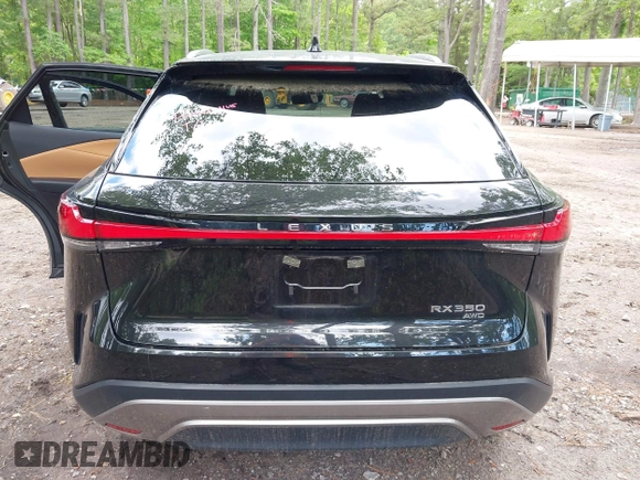 2024 Lexus RX 350 with VIN 2T2BAMCAXRC038674, listed as a IAAI auction lot 42145782 with 38,483 mi miles and . Bid and sale history available at DreamBid. Image 16.