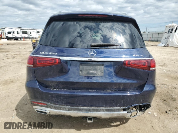 2022 Mercedes-Benz GLS 450 with VIN 4JGFF5KE2NA805414, listed as a Copart auction lot 50157484 with 18,903 mi miles and Salvage Title. Bid and sale history available at DreamBid. Image 6.
