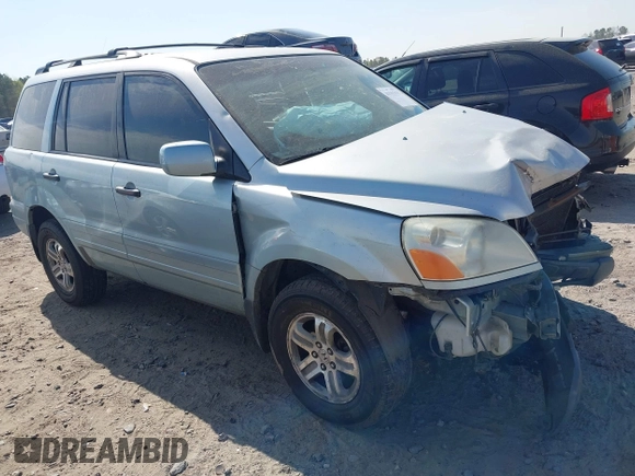 2003 Honda Pilot EX with VIN 2HKYF18483H577607, listed as a IAAI auction lot 41902039 with 195,684 mi miles and . Bid and sale history available at DreamBid. Image 1.