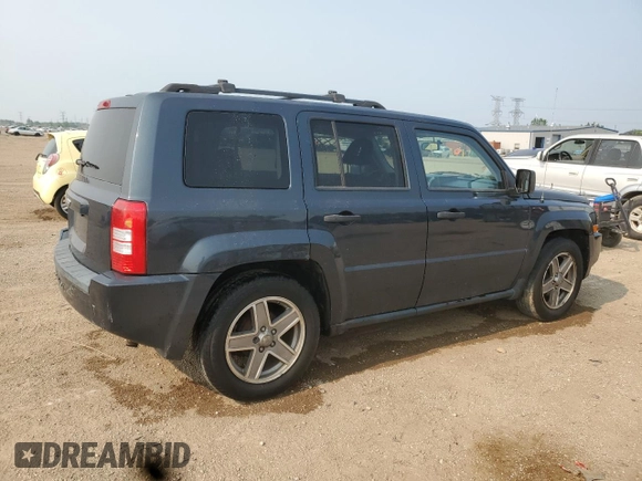 2008 Jeep Patriot Sport with VIN 1J8FT28W18D520047, listed as a Copart auction lot 59384295 with 176,770 mi miles and Salvage title. Bid and sale history available at DreamBid. Image 3.