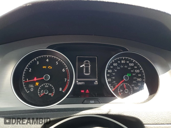 2016 Volkswagen Golf TSI S z VIN 3VW217AU4GM054261, wystawiony jako Copart lot #58098495 z przebiegiem 120 271 mil mil oraz Szkoda całkowita • Salvage title. Historia ofert i sprzedaży dostępna na DreamBid. Obrazek 9.