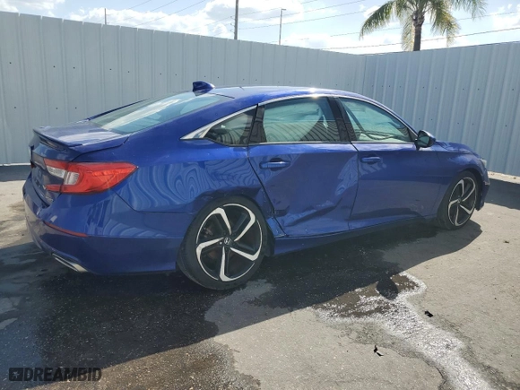 2020 Honda Accord Sedan Sport with VIN 1HGCV1F36LA127194, listed as a Copart auction lot 52028715 with 66,998 mi miles and Clean Title. Bid and sale history available at carsss.com. Image 3.