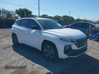 2022 Hyundai Tucson N Line with VIN KM8JF3AE5NU144475, listed as a IAAI auction lot 41783256 with 20,902 mi miles. Bid and sale history available at carsss.com. Image 1.