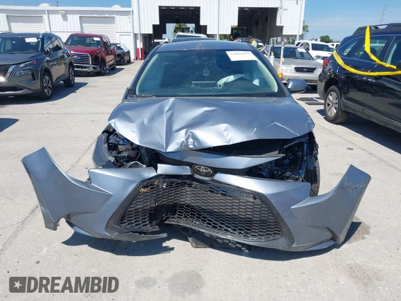 2022 Toyota Corolla LE with VIN 5YFVPMAE2NP369801, listed as a IAAI auction lot 41902625 with 24,182 mi miles and . Bid and sale history available at DreamBid. Image 12.