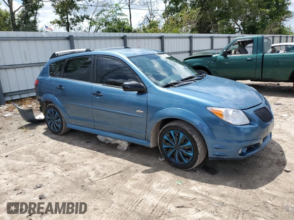 2005 Pontiac Vibe with VIN 5Y2SL63845Z453996, listed as a Copart auction lot 69864174 with 224,650 mi miles and Salvage Title. Bid and sale history available at carsss.com. Image 4.