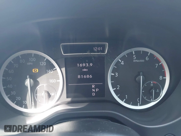 2017 Infiniti QX30 Sport with VIN SJKCH5CP9HA031424, listed as a IAAI auction lot 42792075 with 81,686 mi miles and . Bid and sale history available at DreamBid. Image 7.