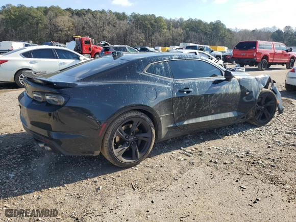 2020 Chevrolet Camaro 1SS with VIN 1G1FF1R76L0106111, listed as a Copart auction lot 87757775 with 68,646 mi miles and Salvage Title. Bid and sale history available at carsss.com. Image 3.