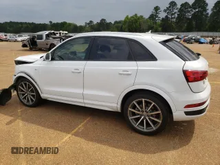 2018 Audi Q3 Premium with VIN WA1BCCFS3JR023502, listed as a Copart auction lot 47142733 with 38,444 mi miles. Bid and sale history available at carsss.com. Image 2.