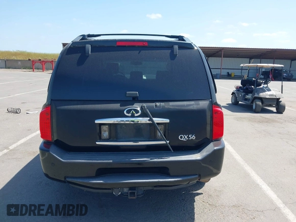 2005 Infiniti QX56 with VIN 5N3AA08C35N800594, listed as a IAAI auction lot 42110869 with 271,172 mi miles and . Bid and sale history available at DreamBid. Image 17.