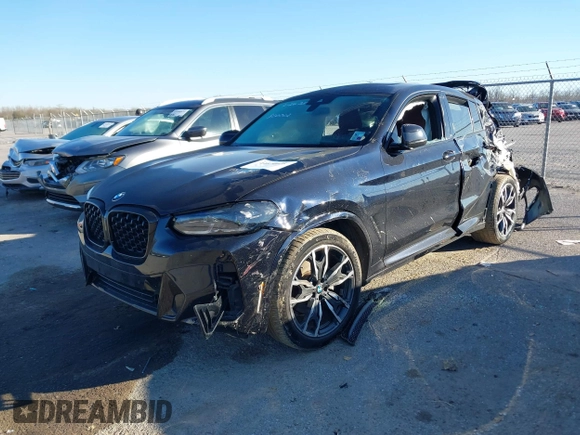 2023 BMW X4 xDrive30i with VIN 5UX33DT00P9S00002, listed as a IAAI auction lot 41674075 with 30,442 mi miles and . Bid and sale history available at DreamBid. Image 16.