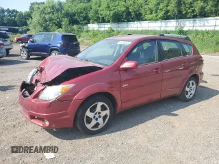 2005 Pontiac Vibe z VIN 5Y2SL63895Z432464, wystawiony jako Copart lot #62268525 z przebiegiem 136 009 mil mil oraz Czysty tytuł • Clean title. Historia ofert i sprzedaży dostępna na DreamBid. Obrazek 1.