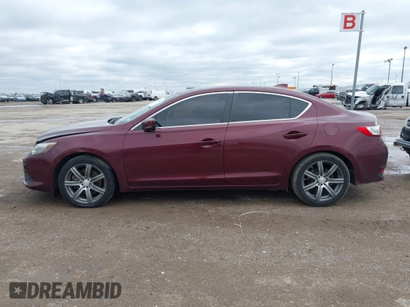 2016 Acura ILX w/Premium Pkg with VIN 19UDE2F72GA002695, listed as a IAAI auction lot 41527504 with 167,756 mi miles. Bid and sale history available at carsss.com. Image 14.
