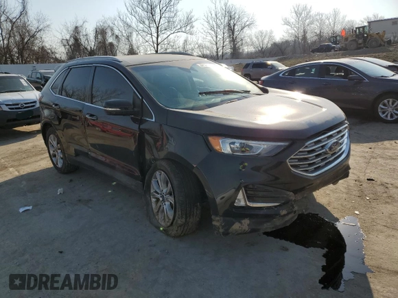 2019 Ford Edge Titanium with VIN 2FMPK4K96KBC59892, listed as a Copart auction lot 48621995 with 114,409 mi miles and Salvage Title. Bid and sale history available at carsss.com. Image 4.