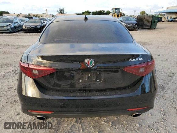 2019 Alfa Romeo Giulia Sport with VIN ZARFAMAN0K7621862, listed as a Copart auction lot 69717902 with 30,731 mi miles. Bid and sale history available at carsss.com. Image 6.