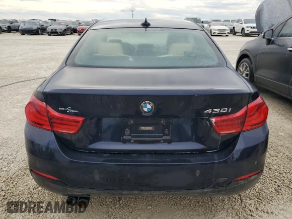 2018 BMW 4 Series 430i with VIN WBA4W3C5XJAC97217, listed as a Copart auction lot 74982834 with Not Provided miles and Non Repairable. Bid and sale history available at DreamBid. Image 6.