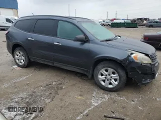 2013 Chevrolet Traverse LS with VIN 1GNKVFEDXDJ184914, listed as a Copart auction lot 41503195 with 174,866 mi miles and Clean Title. Bid and sale history available at DreamBid. Image 4.