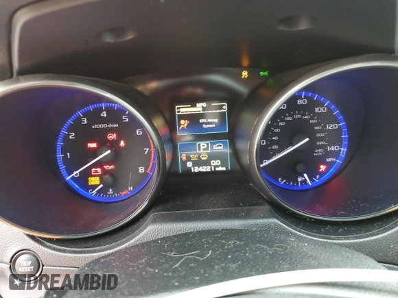2017 Subaru Outback Premium with VIN 4S4BSADC0H3215929, listed as a Copart auction lot 57849755 with 124,221 mi miles and Salvage title. Bid and sale history available at DreamBid. Image 9.