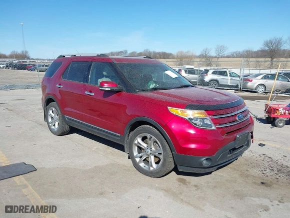 2013 Ford Explorer Limited with VIN 1FM5K8F88DGC92985, listed as a IAAI auction lot 41808449 with 141,315 mi miles. Bid and sale history available at carsss.com. Image 1.