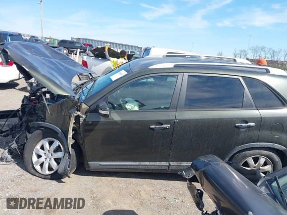 2012 Kia Sorento LX with VIN 5XYKT3A62CG306961, listed as a IAAI auction lot 41858307 with 152,344 mi miles. Bid and sale history available at carsss.com. Image 14.
