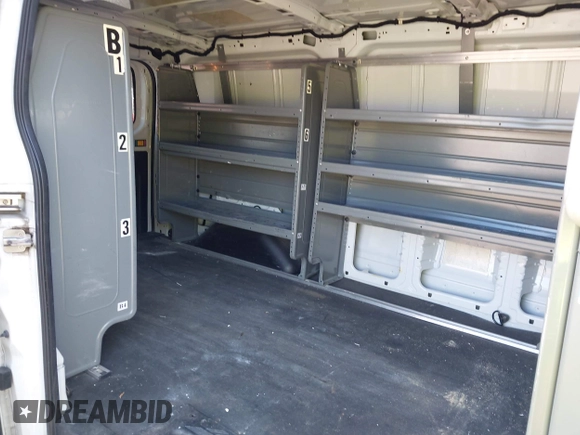 2015 Ford Transit Cargo with VIN 1FTNE1YM0FKA48857, listed as a IAAI auction lot 42018604 with 267,320 mi miles and . Bid and sale history available at DreamBid. Image 8.
