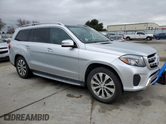 2017 Mercedes-Benz GLS with VIN 4JGDF6EEXHA791789, listed as a Copart auction lot 36477163 with 117,161 mi miles. Bid and sale history available at carsss.com. Image 4.