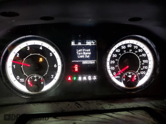 2020 Ram 1500 Classic Tradesman with VIN 1C6RR6FG4LS127130, listed as a Copart auction lot 46316885 with 66,628 mi miles and Salvage Title. Bid and sale history available at carsss.com. Image 9.