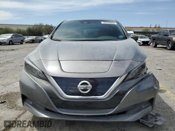 2022 Nissan LEAF S with VIN 1N4AZ1BV2NC556279, listed as a Copart auction lot 58526895 with 41,621 mi miles and Salvage title. Bid and sale history available at DreamBid. Image 5.
