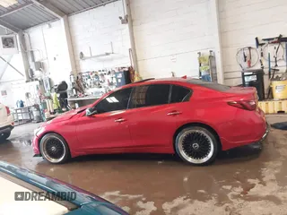 2021 Infiniti Q50 Red Sport 400 z VIN JN1FV7DR6MM881107, wystawiony jako IAAI lot #42370115 z przebiegiem 45 999 mil mil oraz . Historia ofert i sprzedaży dostępna na DreamBid. Obrazek 13.