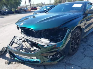 2020 BMW M8 with VIN WBSAE0C08LCD01468, listed as a IAAI auction lot 41744786 with 48,829 mi miles. Bid and sale history available at carsss.com. Image 6.