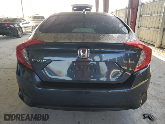 2018 Honda Civic Sedan EX with VIN 2HGFC2F7XJH564349, listed as a Copart auction lot 52791335 with 0 mi miles and Salvage Title. Bid and sale history available at carsss.com. Image 6.