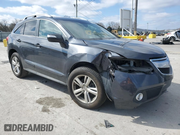 2014 Acura RDX Tech Pkg with VIN 5J8TB3H56EL015232, listed as a Copart auction lot 47569255 with 142,912 mi miles and Salvage Title. Bid and sale history available at carsss.com. Image 4.