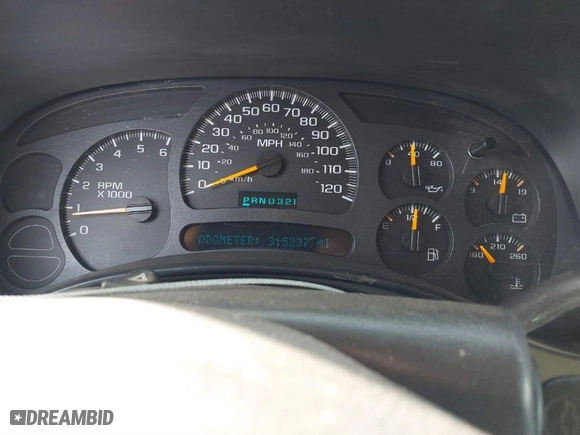 2005 Chevrolet Silverado 1500 Z71 with VIN 1GCEK19Z75Z231004, listed as a IAAI auction lot 41681592 with 315,237 mi miles. Bid and sale history available at carsss.com. Image 7.