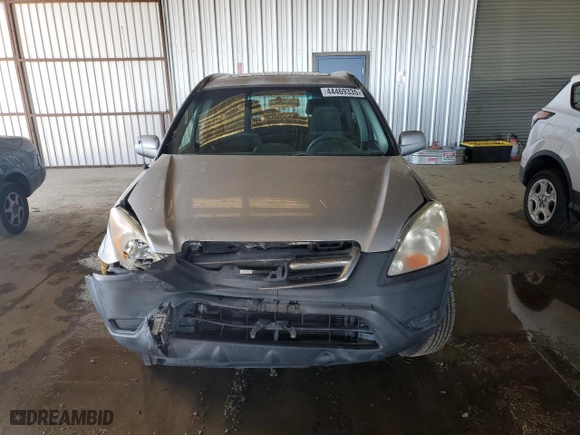 2003 Honda CR-V EX with VIN JHLRD78883C008593, listed as a Copart auction lot 44469335 with 211,192 mi miles and Salvage Title. Bid and sale history available at carsss.com. Image 5.