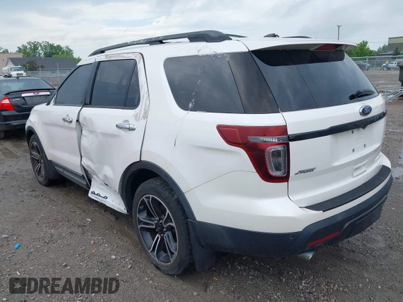 2013 Ford Explorer Sport z VIN 1FM5K8GT0DGC08919, wystawiony jako IAAI lot #42529844 z przebiegiem 151 458 mil mil oraz . Historia ofert i sprzedaży dostępna na DreamBid. Obrazek 3.
