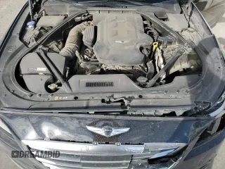 2017 Genesis G80 3.8L with VIN KMHGN4JE9HU190186, listed as a Copart auction lot 78520824 with 187,490 mi miles and Salvage Title. Bid and sale history available at carsss.com. Image 11.