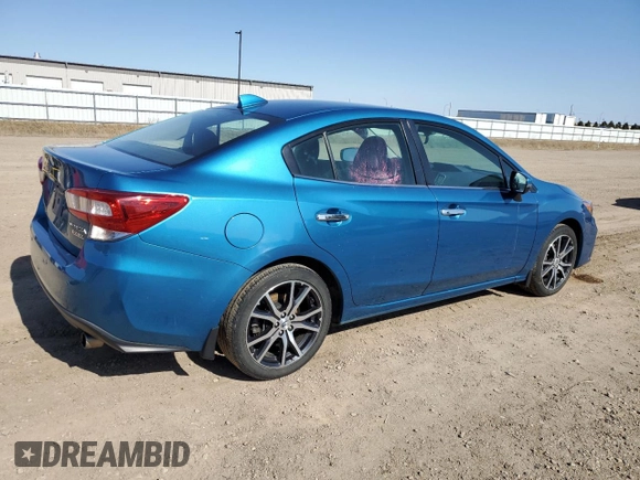 2017 Subaru Impreza Limited with VIN 4S3GKAU62H3622302, listed as a Copart auction lot 51876585 with 38,453 mi miles and Salvage Title. Bid and sale history available at DreamBid. Image 3.