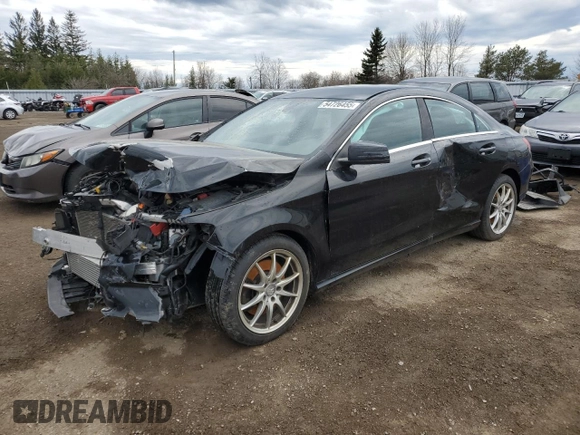 2017 Mercedes-Benz CLA 250 with VIN WDDSJ4GB9HN441005, listed as a Copart auction lot 54726455 with 90,306 mi miles and Salvage Title. Bid and sale history available at DreamBid. Image 1.