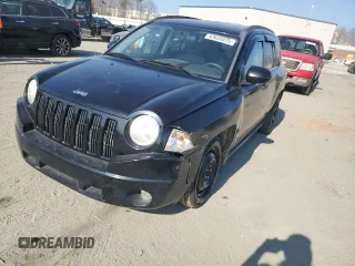 2007 Jeep Compass Sport with VIN 1J8FF47W07D217117, listed as a Copart auction lot 43633575 with 131,936 mi miles and Salvage Title. Bid and sale history available at carsss.com. Image 1.