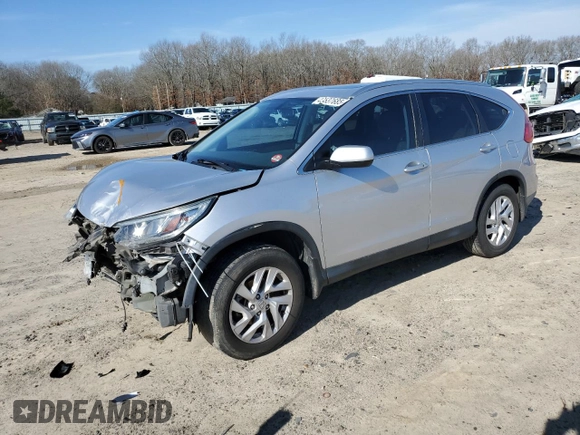 2015 Honda CR-V EX-L with VIN 2HKRM4H74FH705495, listed as a Copart auction lot 43537685 with Not Provided miles and Salvage Title. Bid and sale history available at carsss.com. Image 1.