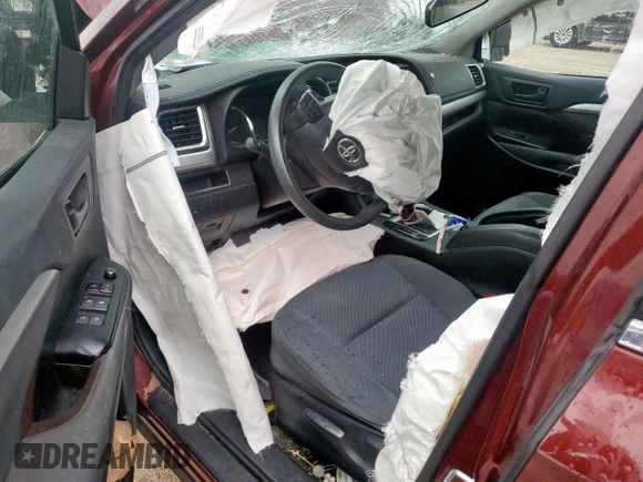 2015 Toyota Highlander LE z VIN 5TDZARFH0FS013178, wystawiony jako Copart lot #58406315 z przebiegiem Nie podano mil oraz Szkoda całkowita • Salvage title. Historia ofert i sprzedaży dostępna na DreamBid. Obrazek 8.