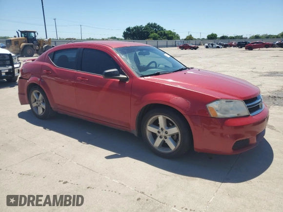 2014 Dodge Avenger SE with VIN 1C3CDZAB2EN112738, listed as a Copart auction lot 54128075 with 144,800 mi miles and Salvage Title. Bid and sale history available at DreamBid. Image 4.