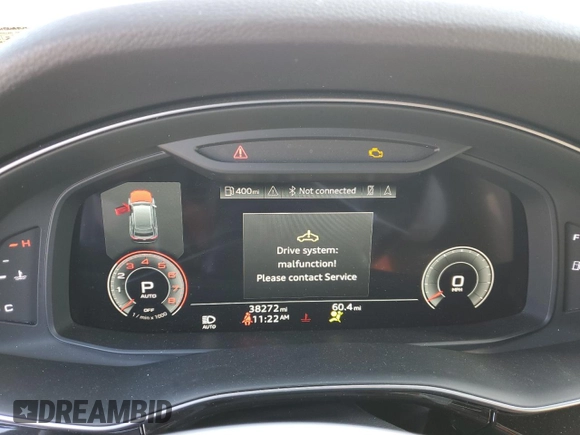 2021 Audi Q8 Premium Plus with VIN WA1BVAF16MD034467, listed as a Copart auction lot 76974524 with 38,272 mi miles and Salvage Title. Bid and sale history available at carsss.com. Image 9.
