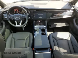2023 Audi Q7 Premium Plus with VIN WA1LXBF77PD018405, listed as a Copart auction lot 55975455 with 15,702 mi miles and Salvage title. Bid and sale history available at DreamBid. Image 8.
