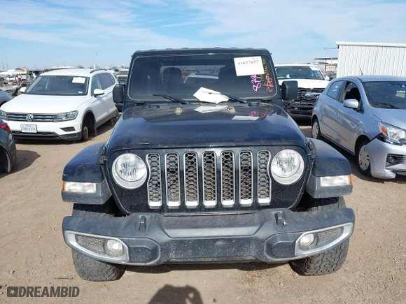2023 Jeep Gladiator Overland with VIN 1C6HJTFG2PL564318, listed as a IAAI auction lot 41637657 with 30,368 mi miles. Bid and sale history available at carsss.com. Image 12.