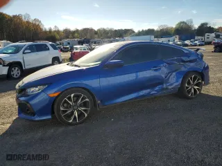 2018 Honda Civic Si Coupe with VIN 2HGFC3A54JH757074, listed as a Copart auction lot 80160644 with 121,333 mi miles and Salvage Title. Bid and sale history available at carsss.com. Image 1.