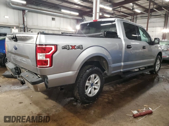 2020 Ford F-150 XL with VIN 1FTFW1E57LFB55505, listed as a Copart auction lot 89257425 with 185,774 mi miles and Salvage Title. Bid and sale history available at carsss.com. Image 3.