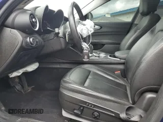 2020 Alfa Romeo Giulia with VIN ZARFANAN6L7633117, listed as a Copart auction lot 56212575 with 57,052 mi miles and Salvage title. Bid and sale history available at DreamBid. Image 7.