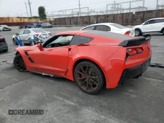 2017 Chevrolet Corvette Grand Sport 2LT with VIN 1G1YY2D79H5112303, listed as a Copart auction lot 73405874 with 23,745 mi miles and Salvage Title. Bid and sale history available at carsss.com. Image 2.