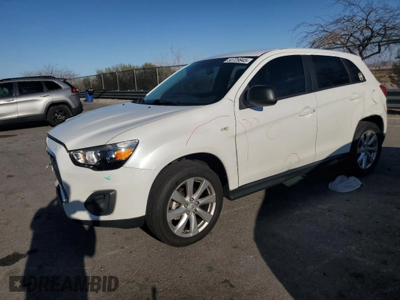 2014 Mitsubishi Outlander Sport ES with VIN 4A4AP3AU4EE014537, listed as a Copart auction lot 50729945 with 137,562 mi miles and Salvage Title. Bid and sale history available at carsss.com. Image 1.