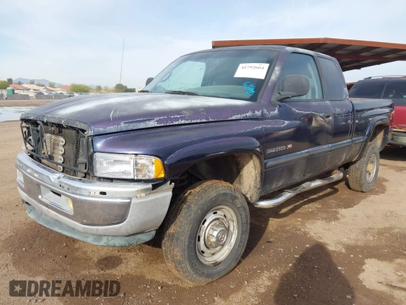 1999 Dodge 2500 with VIN 3B7KF23Z7XG177230, listed as a IAAI auction lot 41792664 with 441,626 mi miles and . Bid and sale history available at DreamBid. Image 2.